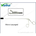 FR T Instruments de laryngoscopie Pince micro-laryngée